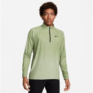 Nike Dri-FIT ADV Tour 1/2 Zip Green Long Sleeve Golf Top FD5833-386 Size‎ XL